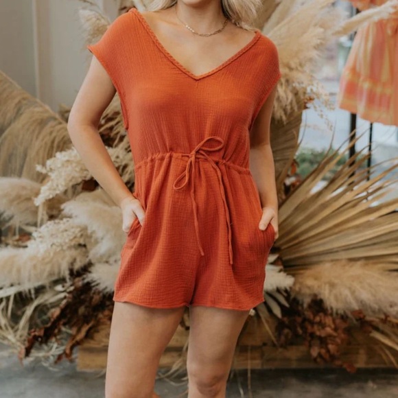 Very J Pants - 100% Cotton Romper